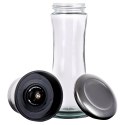 Młynek Ręczny do Pieprzu Soli Szklany 19 cm Stal EXCELLENT HOUSEWARE
