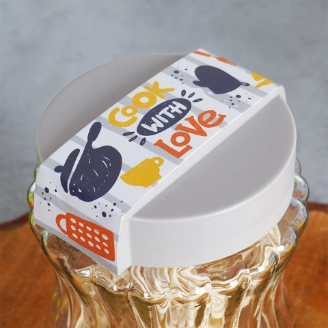 Pojemnik Szklany na Produkty Sypkie 1,3 L EXCELLENT 11,5 x 11,5 x 19 cm