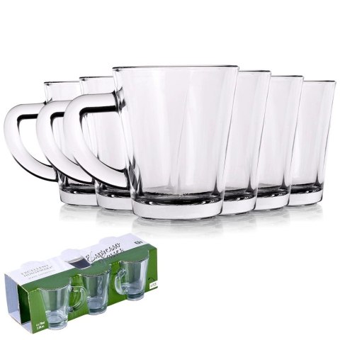 Szklanki do Espresso Zestaw 6 szt. 70 ml EXCELLENT HOUSEWARE z Uchwytem