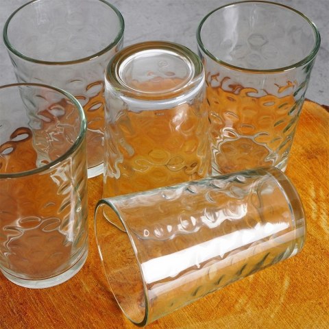 Szklanki Zestaw 8 szt. 200 ml EXCELLENT HOUSEWARE Zdobione do Zmywarki