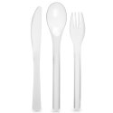 Zestaw Sztućców 4 el. EXCELLENT HOUSEWARE Turystyczne Plastik Etui