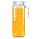 Dzbanek Szklany z Pokrywką ORION 1,2 L Ryflowany do Lodówki z Pokrywką