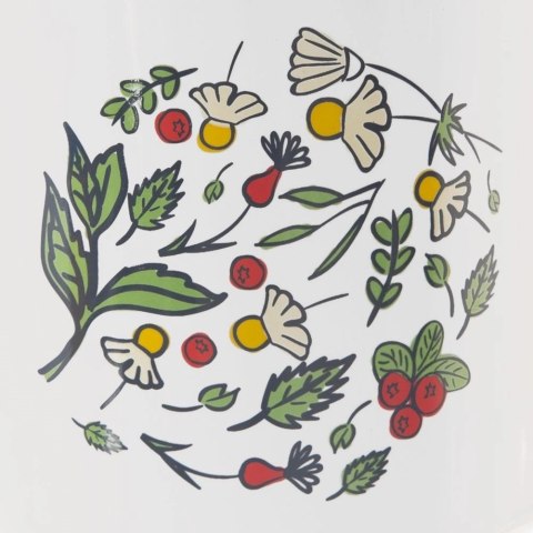 Kubek Ceramiczny na Kawę Herbatę Kakao Duży Kwiaty Prezent ORION 700 ml