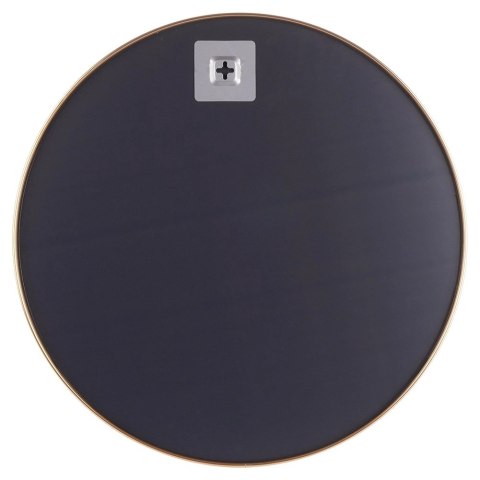 Lustro Ścienne Złote Okrągłe 50 cm VILDE Metalowa Rama Styl Glamour