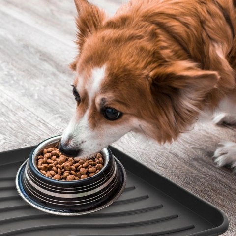 Mata na Buty Ociekowa 38 x 38 x 2,5 cm z Wypustkami Ochronna Czarna ORION