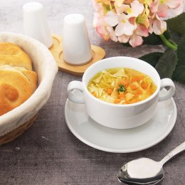 Bulionówka MONA 290 ml Porcelana z Uchwytami do Zmywarki i Mikrofali ORION