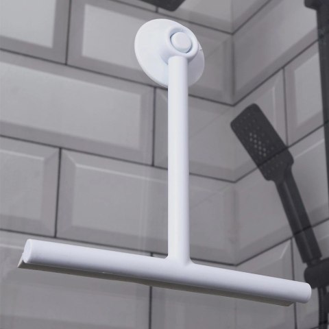 Ściągaczka do Szyb z Przyssawką 22 cm BATHROOM SOLUTIONS Biała
