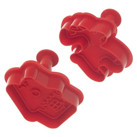 Wykrawacze do Ciastek 4 szt. ORION Boże Narodzenie z Tłokiem Świąteczne