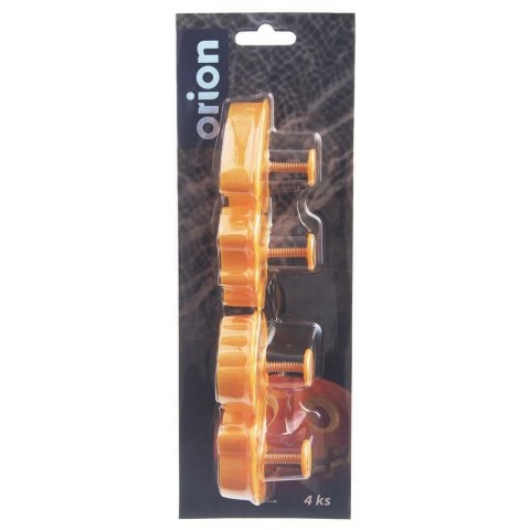 Wykrawacze do Ciastek 4 szt. ORION Halloween z Tłokiem Pomarańczowe