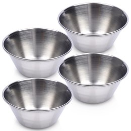 Miseczka na Sos 40 ml Stal Nierdzewna Zestaw 4 szt EXCELLENT HOUSEWARE