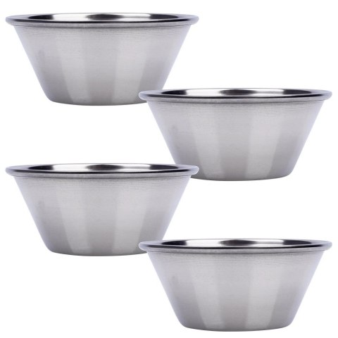 Miseczka na Sos 40 ml Stal Nierdzewna Zestaw 4 szt EXCELLENT HOUSEWARE