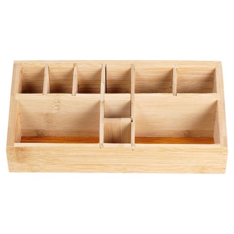 Organizer na Kosmetyki Bambusowy 23 x 9 x 8,5 cm ELEGANZA 10 Przegródek
