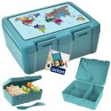Pojemnik Lunchbox Dzielony Zestaw Sztućce 1 L ORION z Klipsami 18 x 14 cm