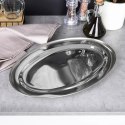 Taca do Serwowania Stalowa Owalna 39 x 26 cm EXCELLENT HOUSEWARE