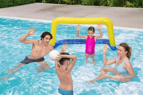 Zestaw Bramka do Piłki Wodnej Waterball z Piłką Siatką Dmuchana Pompowana Zestaw Bramka do Piłki Wodnej Waterball z Piłką Siatką Dmuchana Pompowana