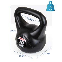 Hantla Kettlebell Odważnik Crossfit Fitness Kompozytowy Solidny ENERO 10 kg