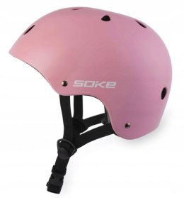 Kask Skateboardowy na Deskorolkę Rower Ochronny Regulowany SOKE M 54-58 cm