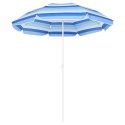 Parasol Plażowy Balkonowy w Paski Regulowany Łamany Solidny ENERO 180 cm