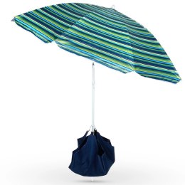 Parasol Plażowy z Podstawą Stojakiem Regulowany VILDE 147 cm