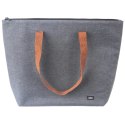 Torba Termiczna Shopper Szara Solidna Wytrzymała ORION 44 x 11 x 35 cm