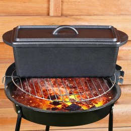 Forma do Wypiekania Chleba z Pokrywką Żeliwna VILDE 35 cm 3 L