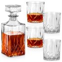 Karafka i Szklanki do Whisky Szklane VILDE 900 ml + 4x300 ml 5 el.