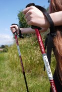 Kije Trekkingowe do Nordic Walking Składane Regulowane KUBISPORT 65-135 cm