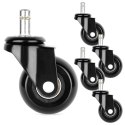 Kółka do Fotela Kauczukowe Obrotowe VILDE Śr. 5 cm 5 szt.