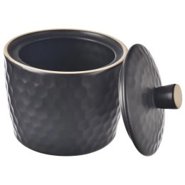 Cukierniczka Cukiernica Ceramiczna Czarna Ozdobna Klasyczna ORION 320 ml