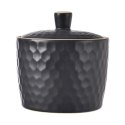 Cukierniczka Cukiernica Ceramiczna Czarna Ozdobna Klasyczna ORION 320 ml