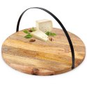 Deska do Serwowania Podawania Przekąsek Przystawek Drewniana ORION 38,5 cm
