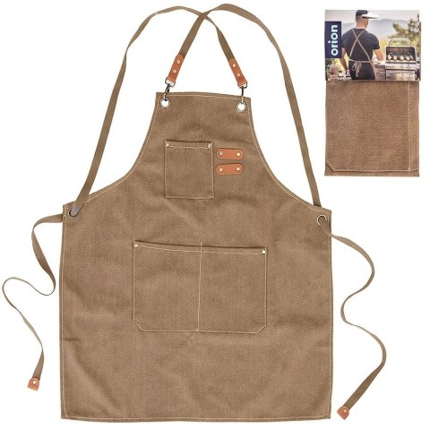 Fartuch Kuchenny do Gotowania Grillowania Wiązany Męski ORION 68 x 74 cm