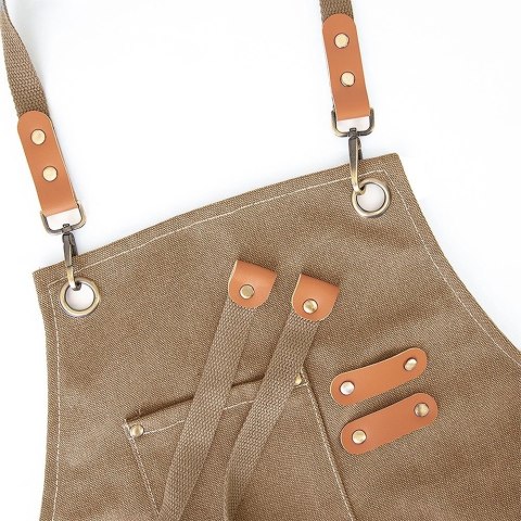 Fartuch Kuchenny do Gotowania Grillowania Wiązany Męski ORION 68 x 74 cm