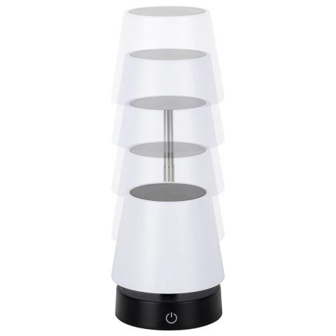 Lampa Lampka Stołowa Nocna LED Biała Bezprzewodowa AMBIANCE 11-29,5 cm