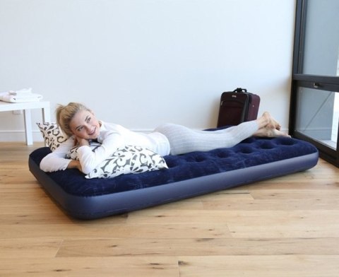 Materac Dmuchany z Pokrowcem Pojedynczy BESTWAY 185 x 76 x 22 cm