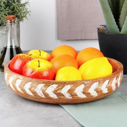 Miska Drewniana do Serwowania Podawania Przystawek ORION 30,5 cm, 2,5 l