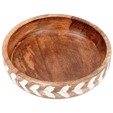 Miska Stołowa Drewniana do Podawania Serwowania na Owoce ORION 24 cm, 1,3 l