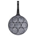 Patelnia Granitowa Nieprzywierająca ze Wzorkiem do Jajek Placków ORION 26cm