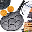 Patelnia Granitowa Nieprzywierająca ze Wzorkiem do Jajek Placków ORION 26cm