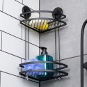 Półka pod Prysznic Prysznicowa Metalowa Narożna BATHROOM SOLUTIONS 38 cm