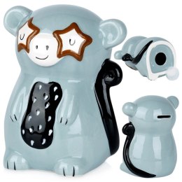 Skarbonka Ceramiczna Małpka na Prezent dla Dzieci Dorosłych VILDE 10,5x17cm