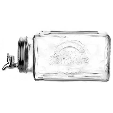 Słój do napojów z kranikiem szklany do lodówki 3,5 l