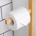 Stojak na Papier Toaletowy Drewniany Bambusowy Stabilny Solidny VILDE 70 cm