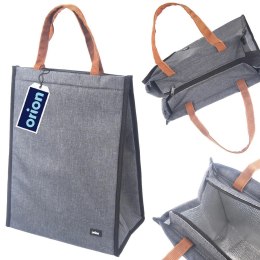 Torba Termiczna Termoizolacyjna Szara do Żywności Napojów Solidna ORION 14l