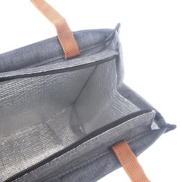 Torba Termiczna Termoizolacyjna Szara do Żywności Napojów Solidna ORION 14l