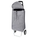 Wózek Torba na Zakupy Zakupowy na Kółkach dla Starszych Szary VILDE 30 l