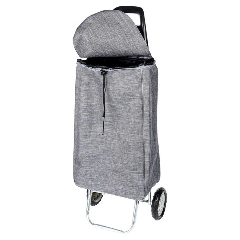 Wózek Torba na Zakupy Zakupowy na Kółkach dla Starszych Szary VILDE 30 l