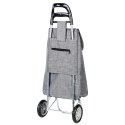 Wózek Torba na Zakupy Zakupowy na Kółkach dla Starszych Szary VILDE 30 l