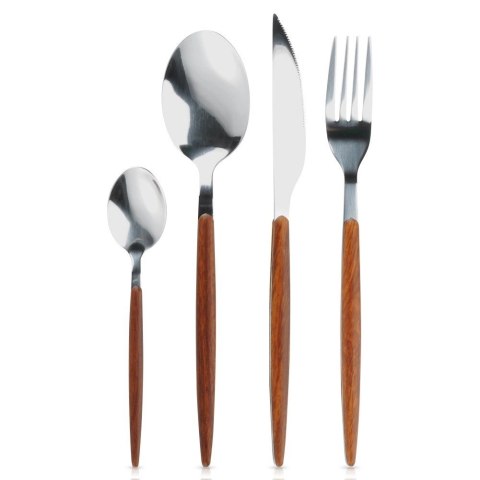 Zestaw Sztućców Stalowych dla 4 Osób Solidne EXCELLENT HOUSEWARE 16 el.