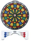 Zestaw Tarcza Soft Perforowana Dart Gra w Rzutki Lotki KUBISPORT 36 cm